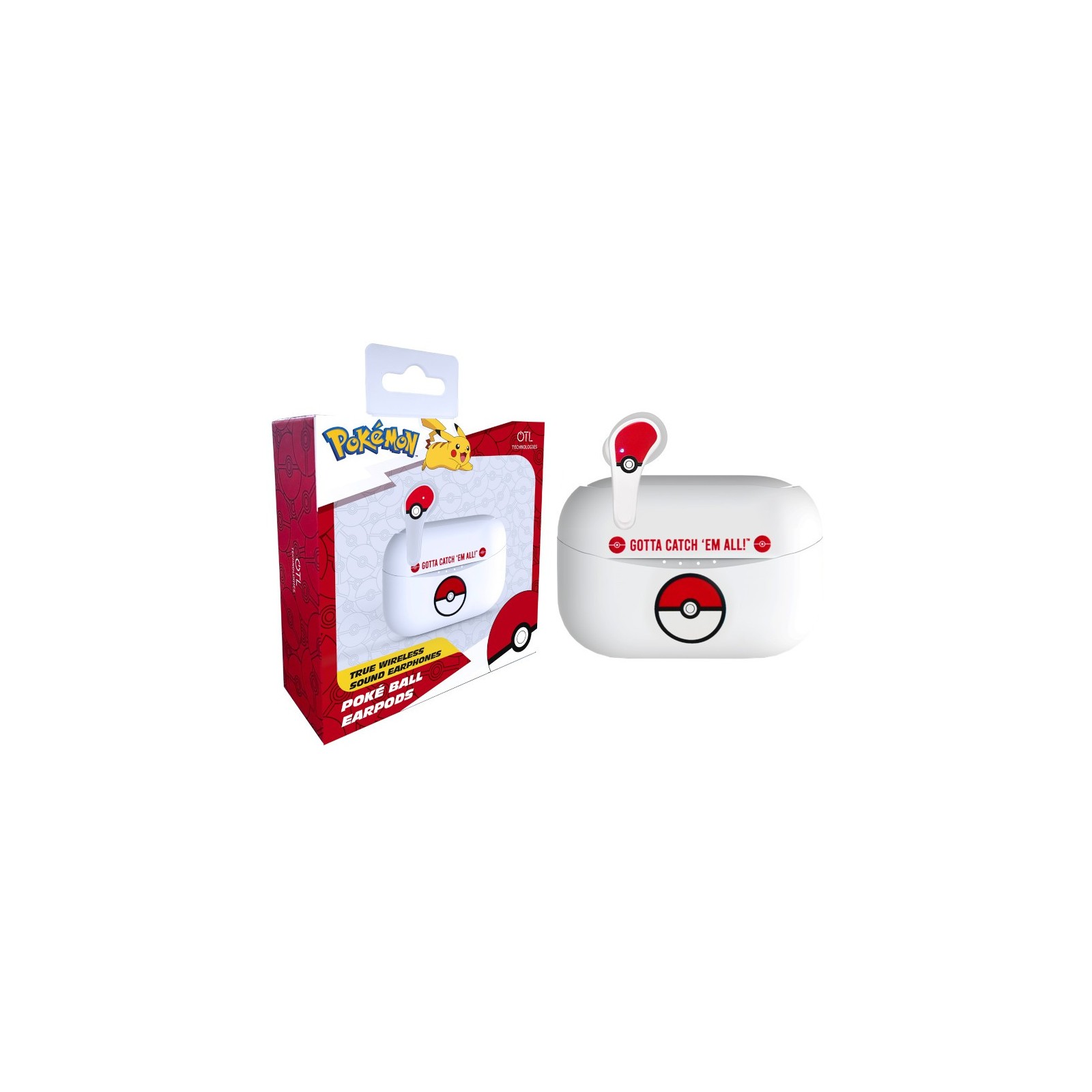 OTL WIRELESS EARPODS POKEMON POKEBALL