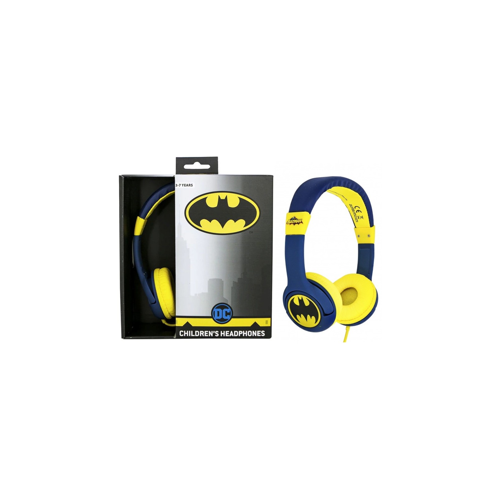 OTL WIRED HEADPHONE BATMAN MURCIELAGO (PS4/XBOX/SWITCH/MOVIL/TABLET) (3-7 AÑOS)