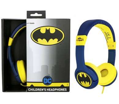 OTL WIRED HEADPHONE BATMAN MURCIELAGO (PS4/XBOX/SWITCH/MOVIL/TABLET) (3-7 AÑOS)