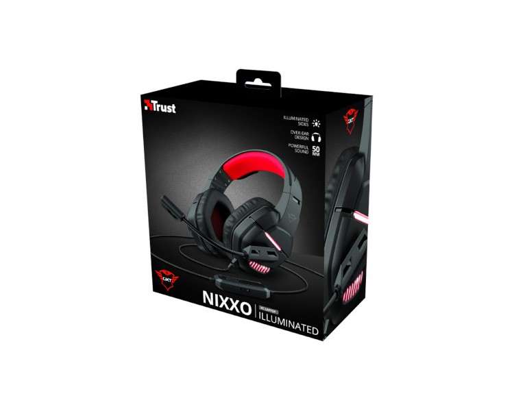 TRUST  GAMING HEADSET NIXXO ILLUMINATED GXT448