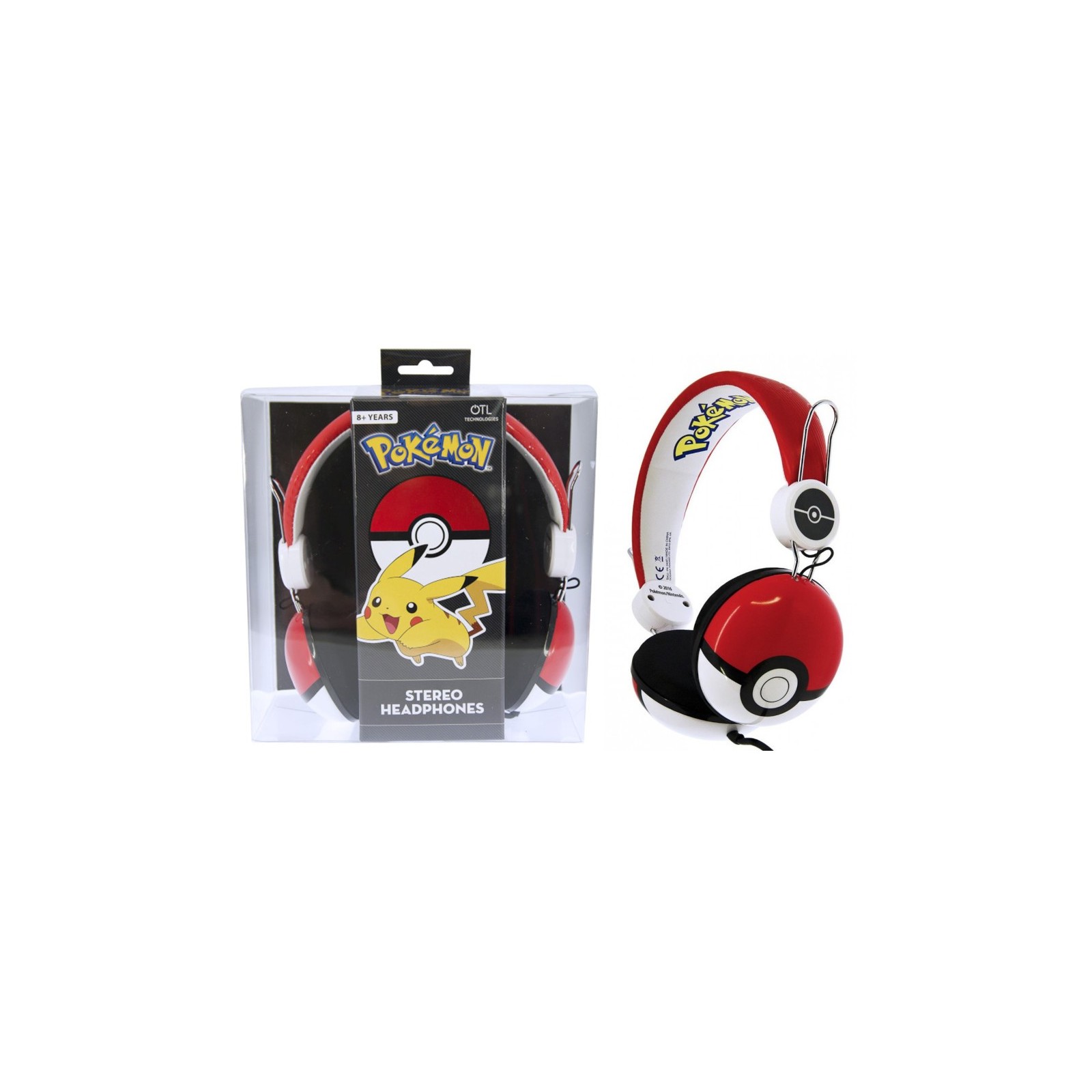 OTL STEREO HEADPHONE POKEMON POKEBALL (SWITCH/MOVIL/TABLET)