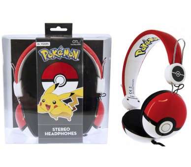 OTL STEREO HEADPHONE POKEMON POKEBALL (SWITCH/MOVIL/TABLET)