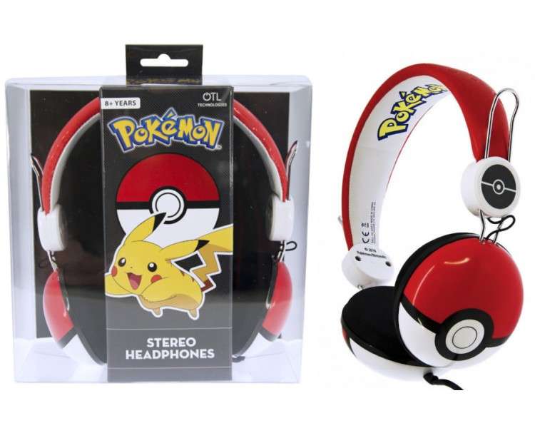 OTL STEREO HEADPHONE POKEMON POKEBALL (SWITCH/MOVIL/TABLET)