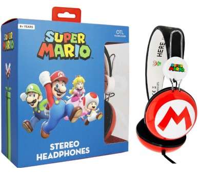 OTL STEREO HEADPHONE SUPER MARIO 3.5 MM (SWITCH/MOVIL/TABLET)