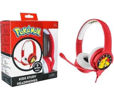 OTL HEADPHONES POKEMON PIKACHU RED (PS4/XBOX/SWITCH/MOVIL/TABLET)