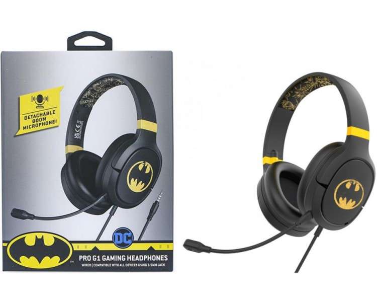 OTL PRO G1 GAMING HEADPHONES DC COMIC BATMAN (SWITCH/TABLET/MOVIL/PC)