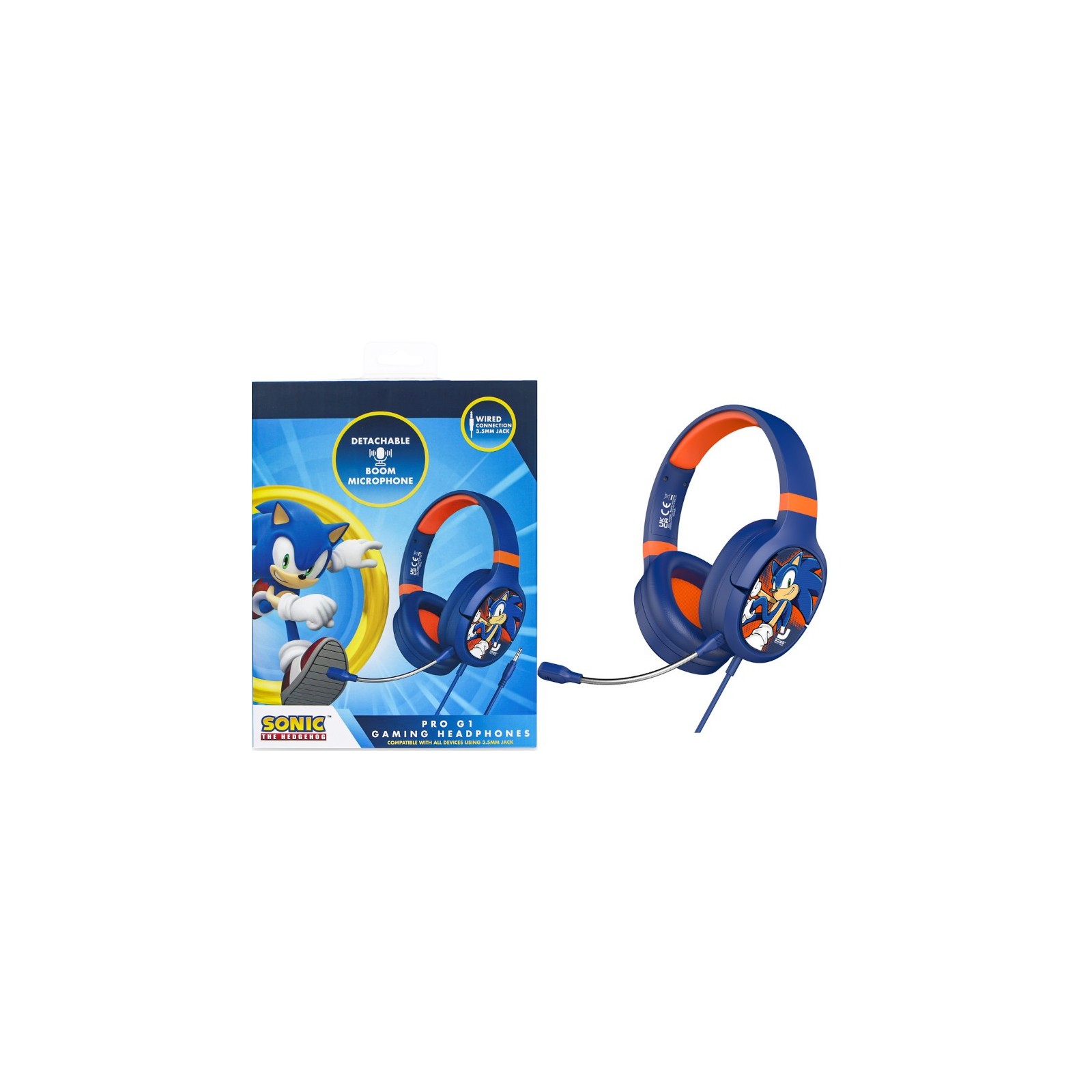 OTL PRO G1 GAMING HEADPHONES SONIC THE HEDGEHOG BLUE(AZUL) (SWITCH/TABLET/MOVIL/PC)