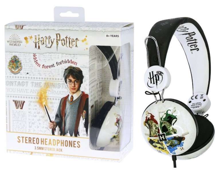 OTL STEREO HEADPHONE HARRY POTTER HOGWARTS 3.5 MM (SWITCH/MOVIL/TABLET)