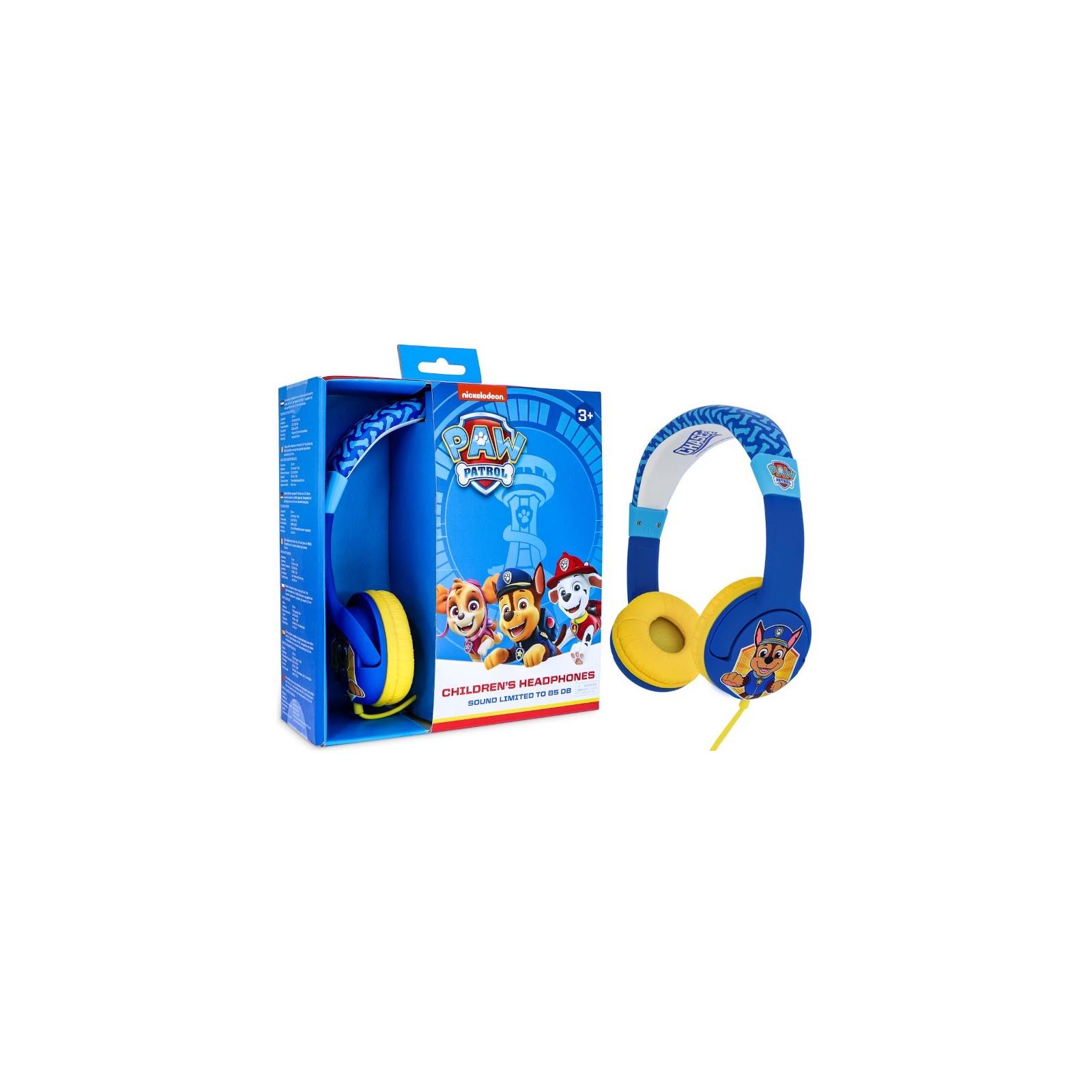 OTL WIRED HEADPHONES PAW PATROL CHASE (PS4/XBOX/SWITCH/MOVIL/TABLET) (3-7 AÑOS)