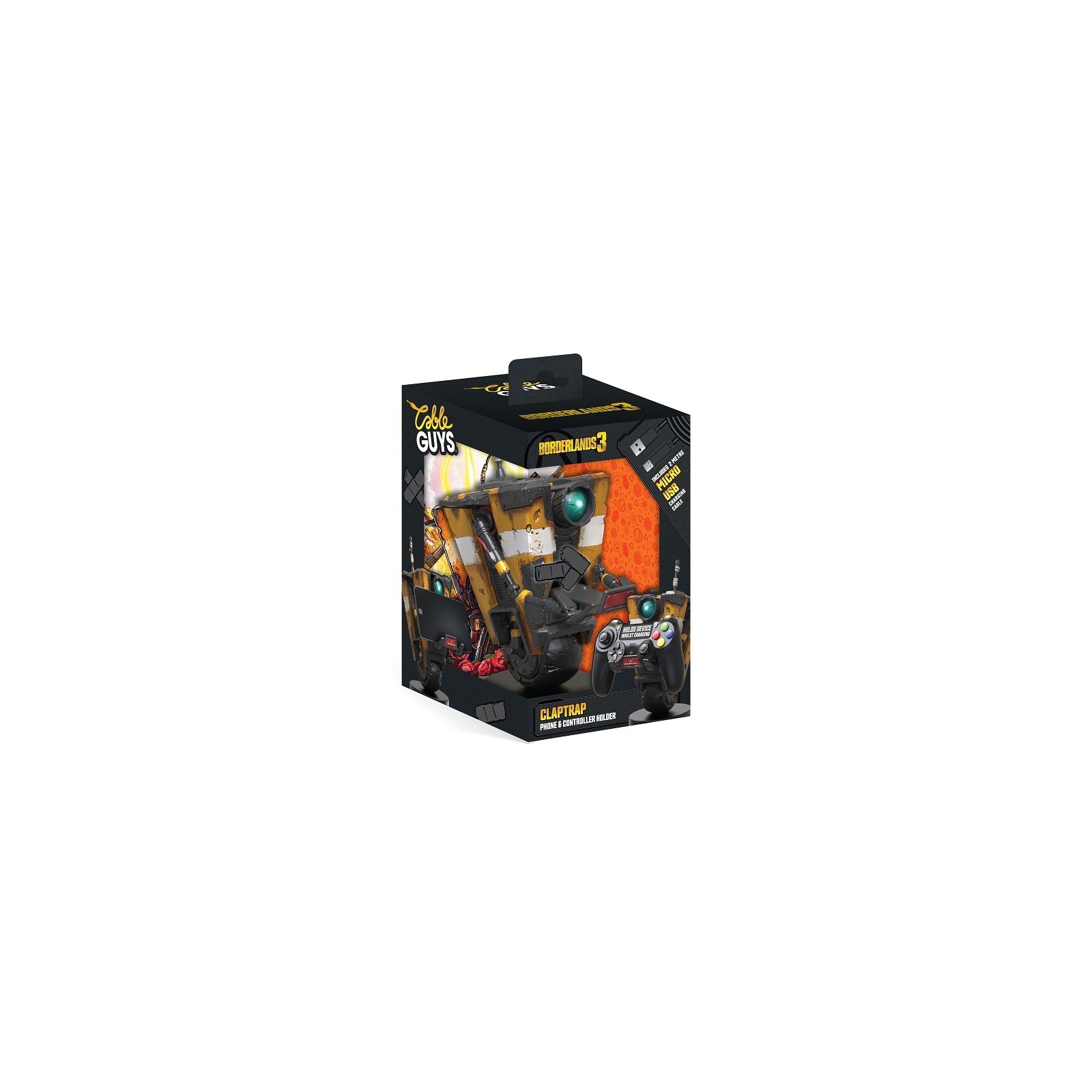 FIGURA CABLE GUYS BORDERLANDS 3 CLAPTRAP (2M CABLE USB)