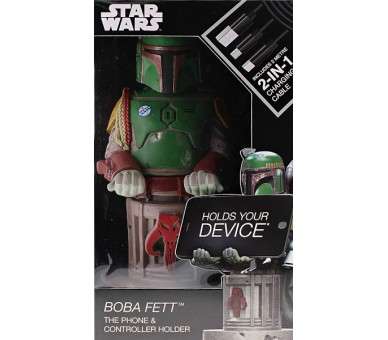 FIGURA CABLE GUYS STAR WARS BOBA FETT (2M CABLE USB)