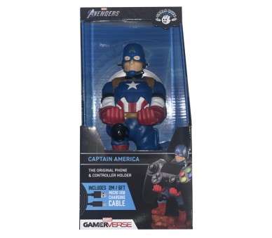 FIGURA CABLE GUYS CAPTAIN AMERICA (2M CABLE USB)