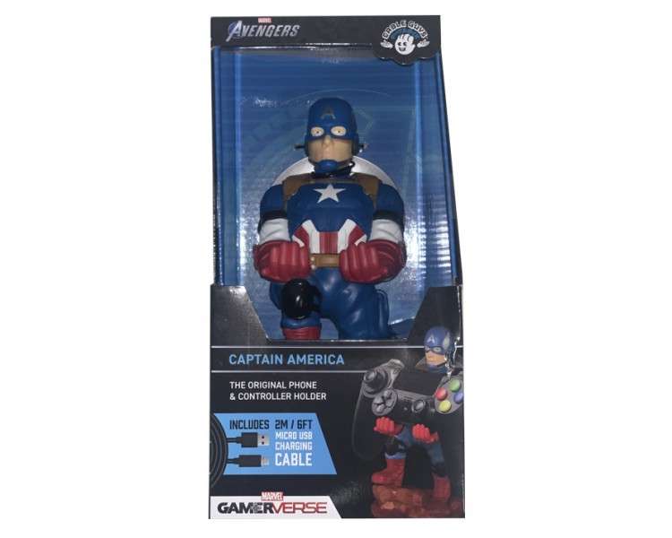 FIGURA CABLE GUYS CAPTAIN AMERICA (2M CABLE USB)