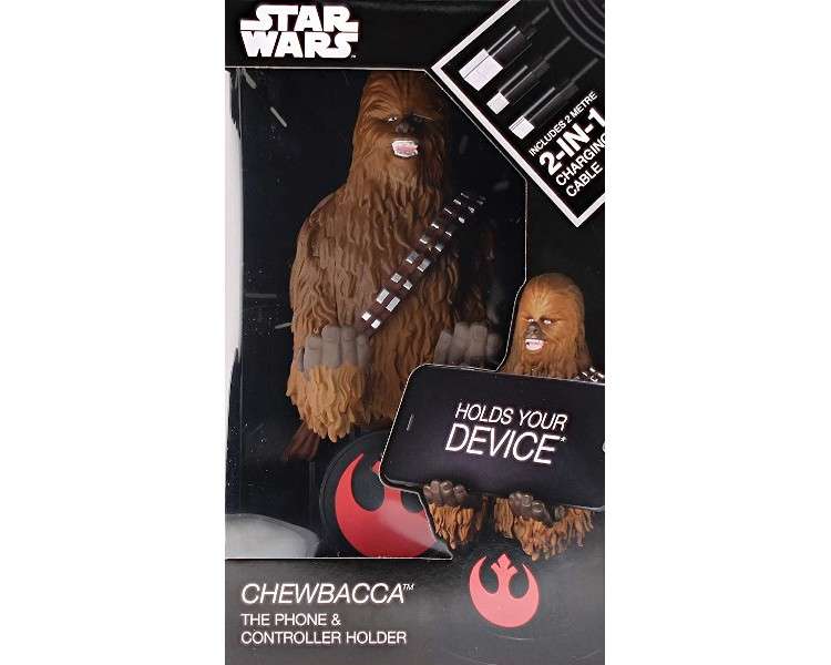 FIGURA CABLE GUYS STAR WARS CHEWBACCA (2M CABLE USB)