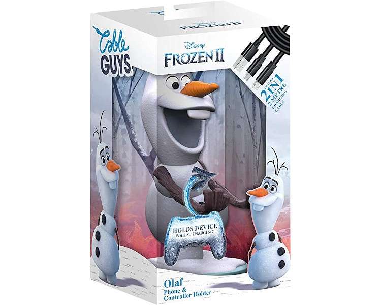 FIGURA CABLE GUYS FROZZEN II OLAF (2M CABLE USB)