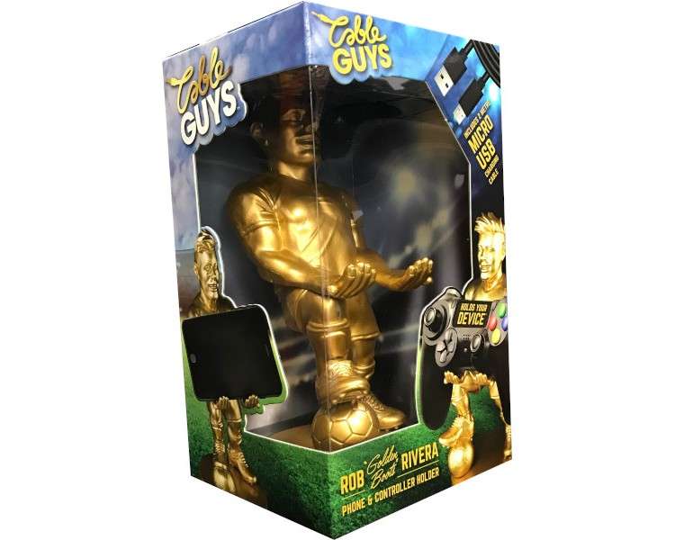 FIGURA CABLE GUYS ROB GOLDEN BOOTS RIVERA (2M CABLE USB)