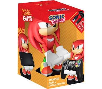 FIGURA CABLE GUYS SONIC THE HEDGEHOG KNUCKLES (2M CABLE USB)