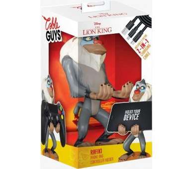 FIGURA CABLE GUYS DISNEY  THE LION KING RAFIKI (2M CABLE USB)