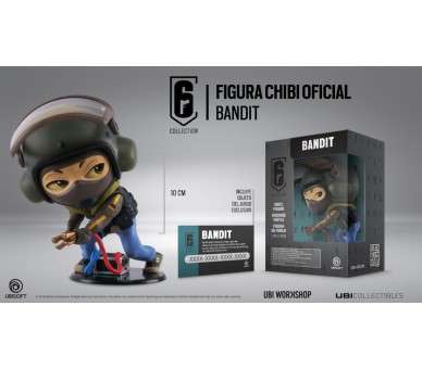 UBICOLLECTIBLES SIX COLLECTION (CHIBI S3) RAINBOW SIX SIEGE: BANDIT (10 CM)