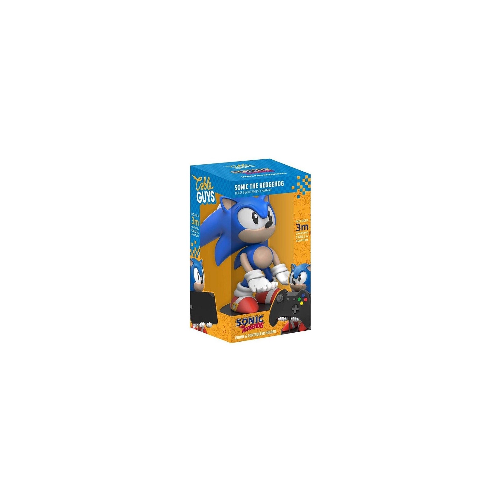 FIGURA CABLE GUYS SONIC THE HEDHEHOG (2M CABLE USB)