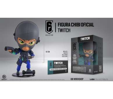 UBICOLLECTIBLES SIX COLLECTION (CHIBI S3) RAINBOW SIX SIEGE: TWITCH (10 CM)