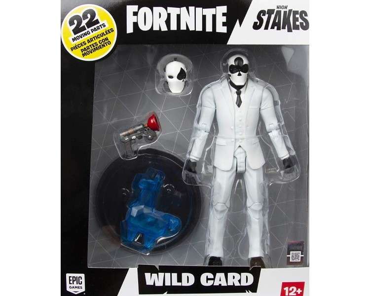 FORTNITE FIGURA WILD CARD BLACK (18 CM)