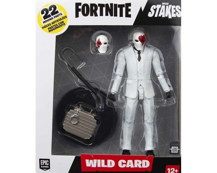 FORTNITE FIGURA WILD CARD RED (18 CM)