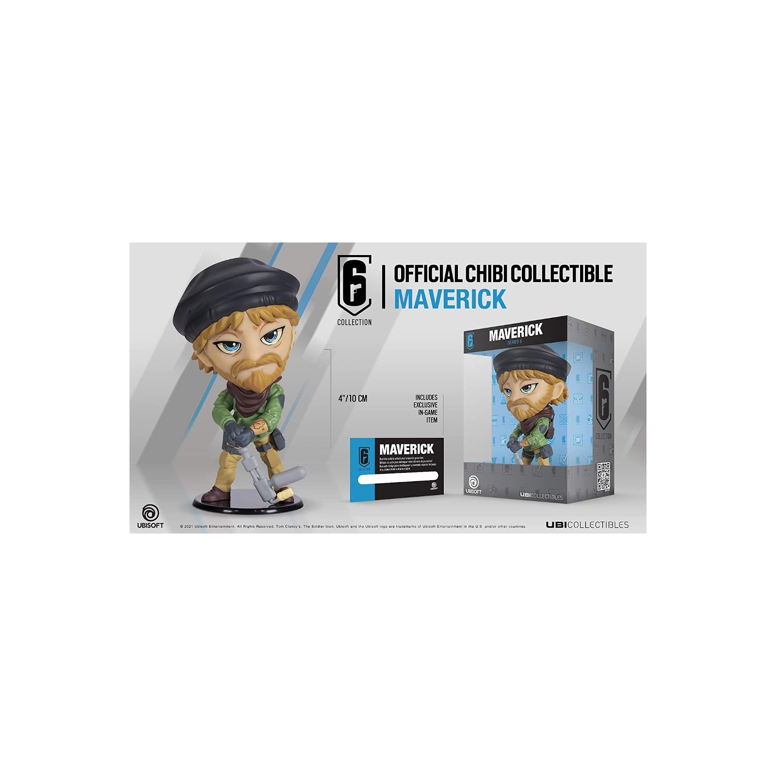 UBICOLLECTIBLES SIX COLLECTION (CHIBI S6) RAINBOW SIX: MAVERICK (10 CM)