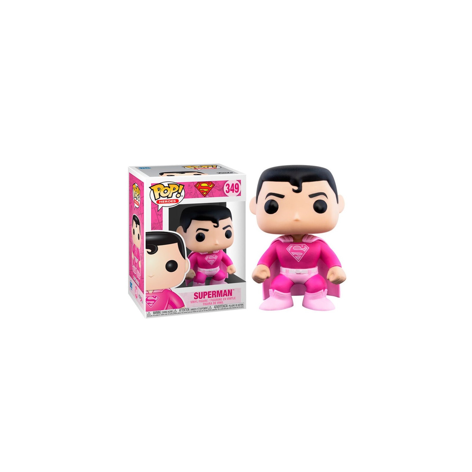 FUNKO POP! HEROES - DC BREAST CANCER AWARENESS: SUPERMAN (ROSA) (349)