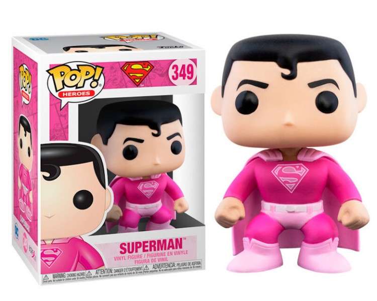 FUNKO POP! HEROES - DC BREAST CANCER AWARENESS: SUPERMAN (ROSA) (349)