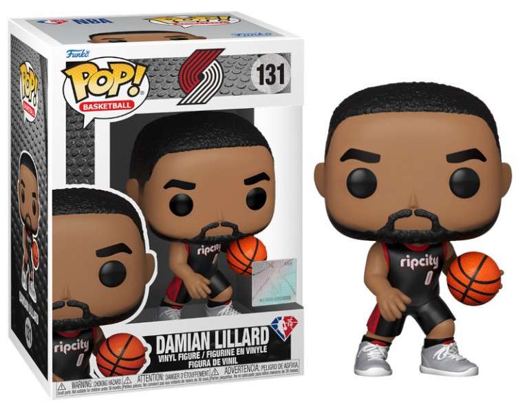 FUNKO POP! BASKETBALL - NBA BLAZERS: DAMIAN LILLARD (131)