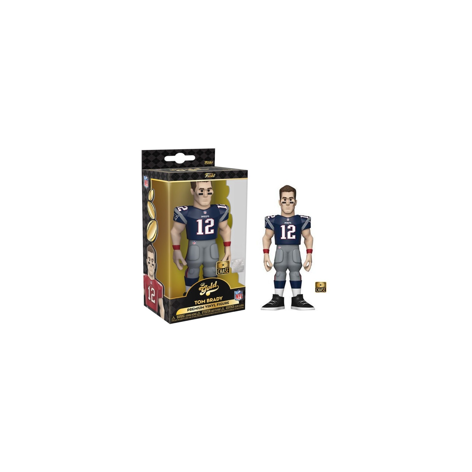 FUNKO POP! GOLD 5" NFL: BUCCANEERS - TOM BRADY CHASE LIMITED EDITION (12 CM)