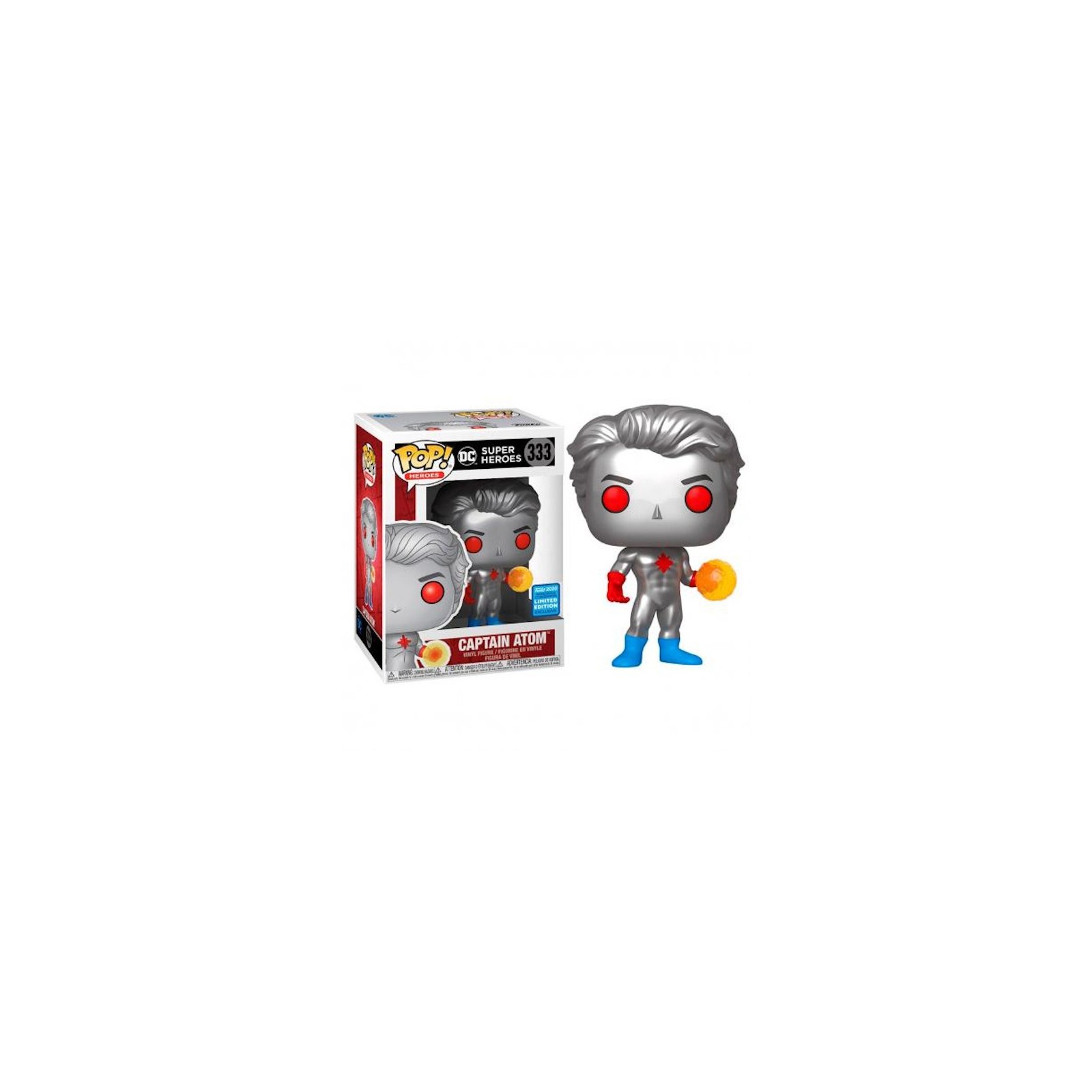 FUNKO POP! HEROES - DC SUPER HEROES: CAPTAIN ATOM (333) LIMITED EDITION