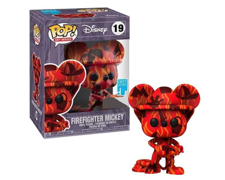 FUNKO POP! ART SERIES - DISNEY: FIREFIGHTER MICKEY (19)