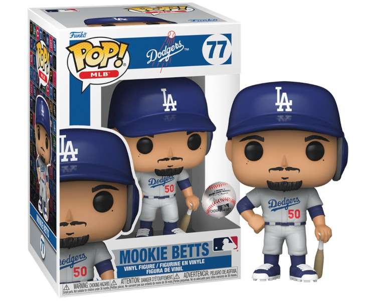 FUNKO POP! MLB - DODGERS: MOOKIE BETTS (77)