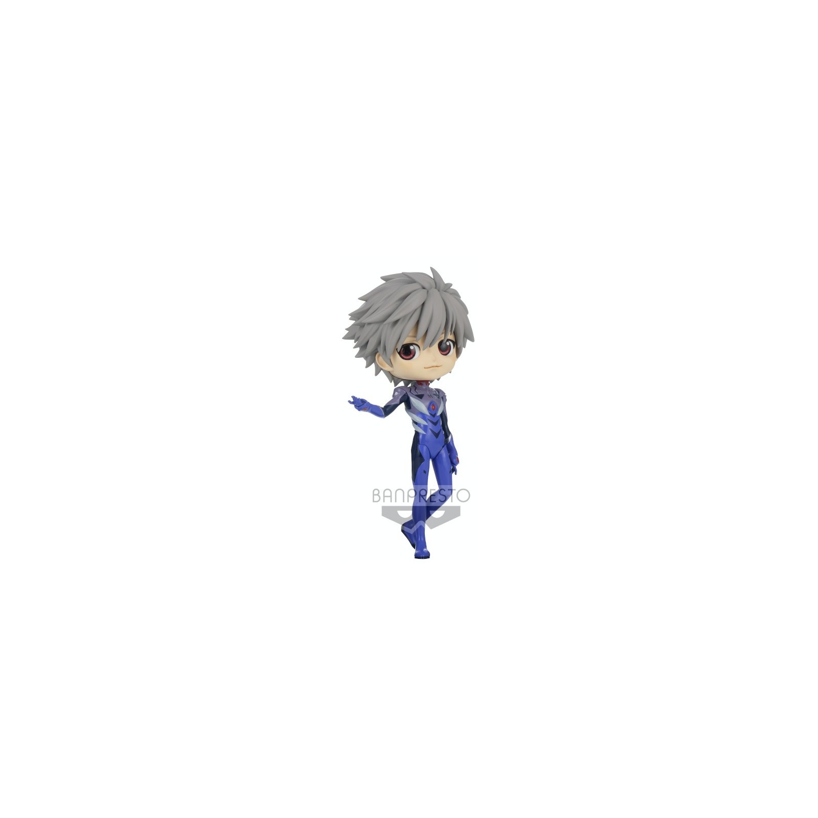 BANPRESTO Q POSKET EVANGELION: NEW THEATRICAL EDITION: KAWORU NAGISA PLUGSUIT STYLE (VER.B) (14 CM)