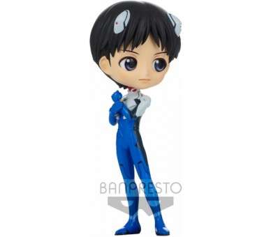 BANPRESTO Q POSKET EVANGELION: SHINJI IKARI PLUGSUIT STYLE- (VER.A) (14 CM)