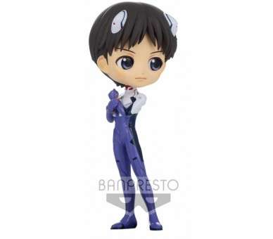 BANPRESTO Q POSKET EVANGELION: NEW THEATRICAL EDITION -SHINJI IKARI PLUGSUIT STYLE- (VER.B) (14 CM)