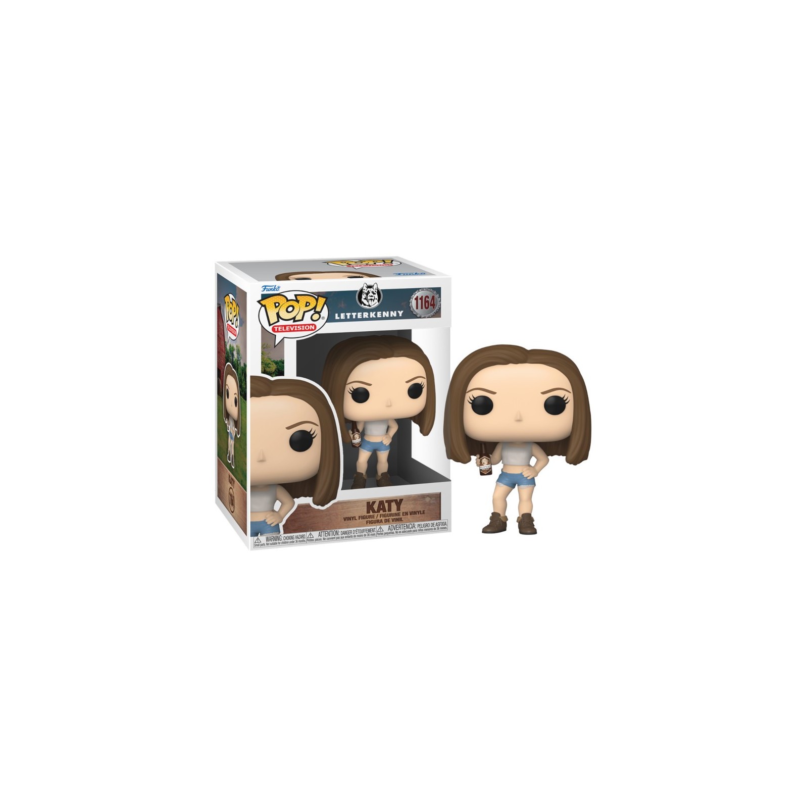 FUNKO POP! TELEVISION - LETTERKENNY: KATY W/ PUPPERS & BEER (1164)