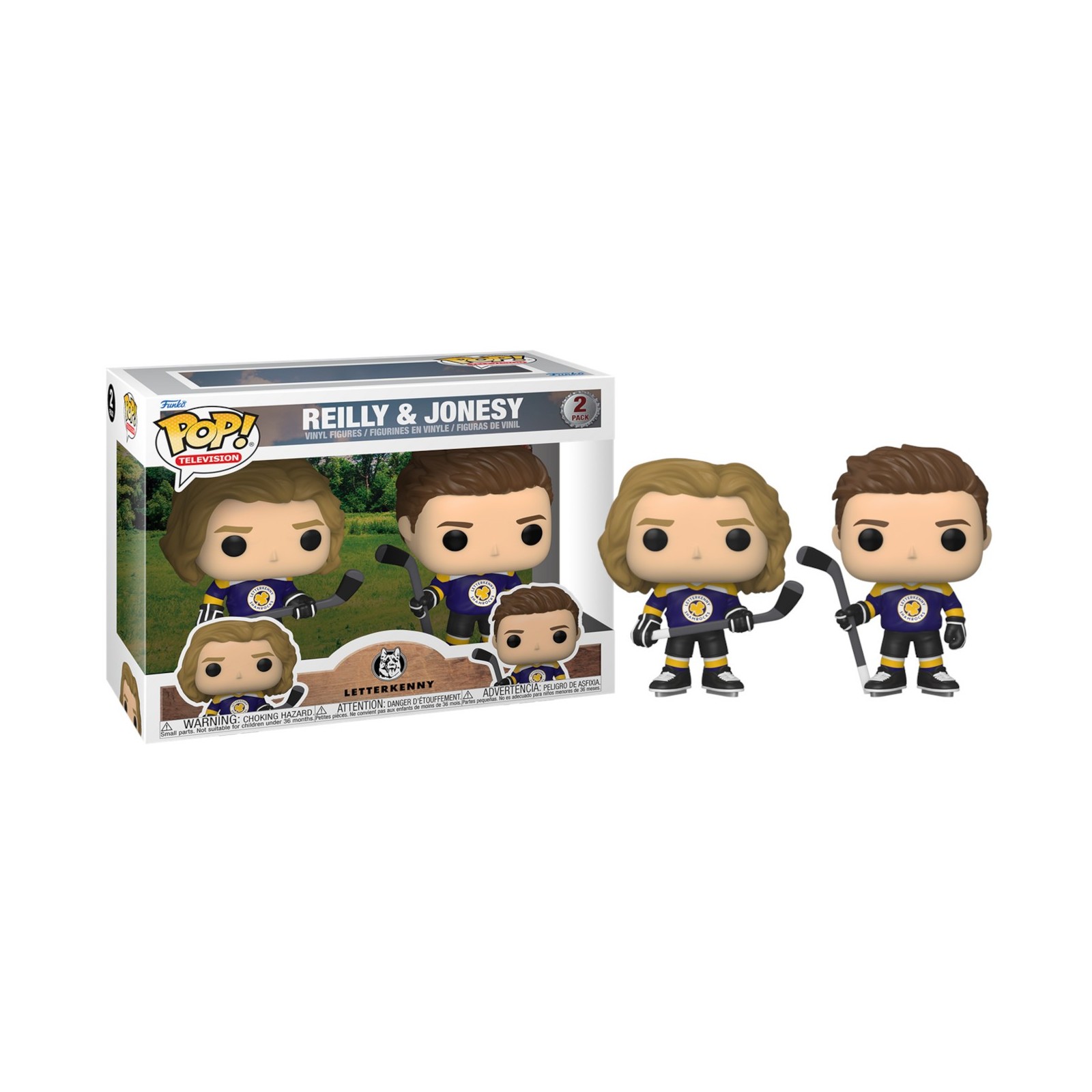 FUNKO POP! TELEVISION - LETTERKENNY - REILLY & JONESY IN JERSEYS (2 PCS.)