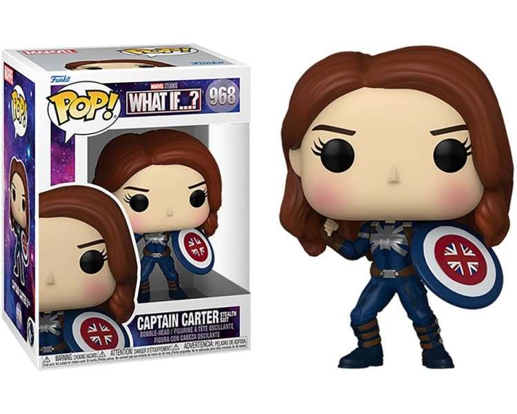 FUNKO POP! WHAT IF...?: CAPTAIN CARTER (STEALTH SUIT) (968)