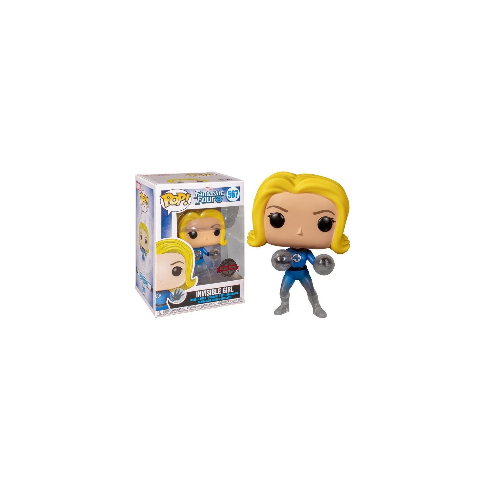 FUNKO POP! MARVEL FANTASTIC FOUR: INVISIBLE GIRL (TRL) (567) SPECIAL EDITION