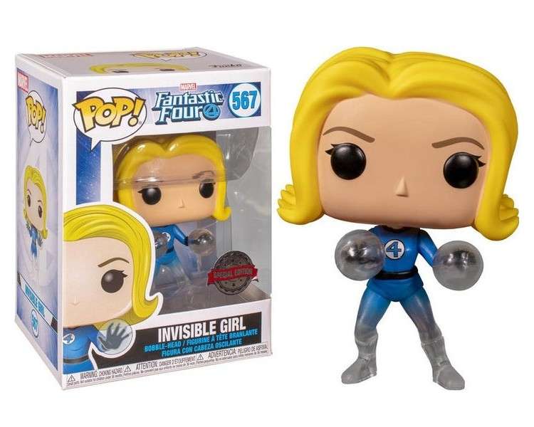 FUNKO POP! MARVEL FANTASTIC FOUR: INVISIBLE GIRL (TRL) (567) SPECIAL EDITION