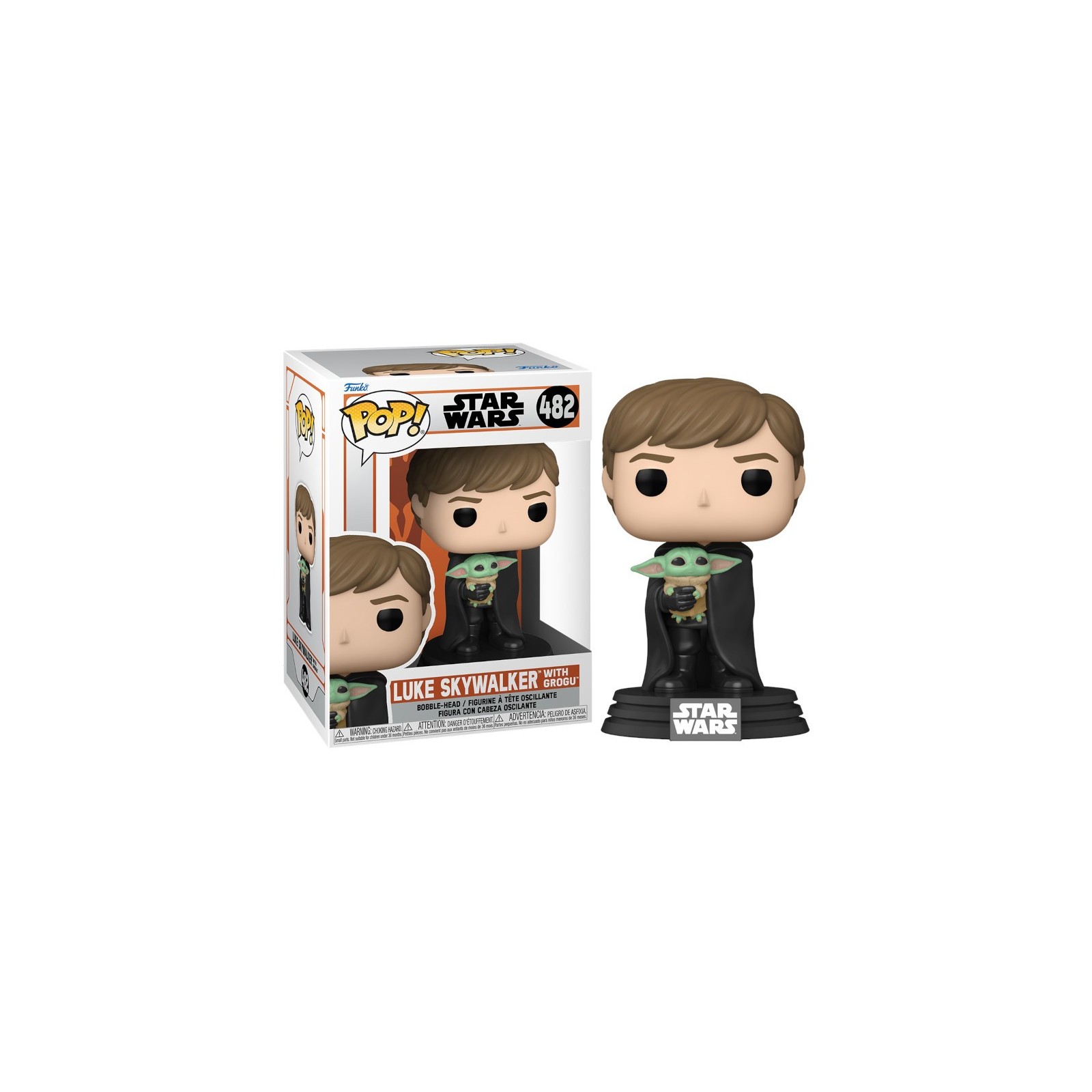 FUNKO POP! STAR WARS THE MANDALORIAN: LUKE SKYWALKERWITH GROGU (482)