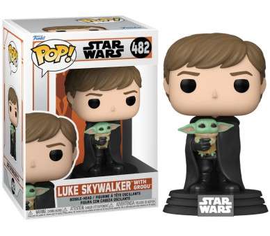 FUNKO POP! STAR WARS THE MANDALORIAN: LUKE SKYWALKERWITH GROGU (482)