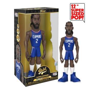 FUNKO POP! GOLD 12" NBA: CLIPPERS KAWHI LEONARD (30 CM)