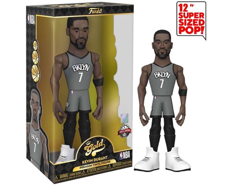 FUNKO POP! GOLD 12" NBA: BKLYN KEVIN DURANT (30 CM) (CE´21) SPECIAL EDITION