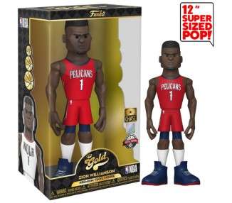 FUNKO POP! GOLD 12" NBA: ZION WILLIAMSON (30 CM) CHASE LIMITED EDITION