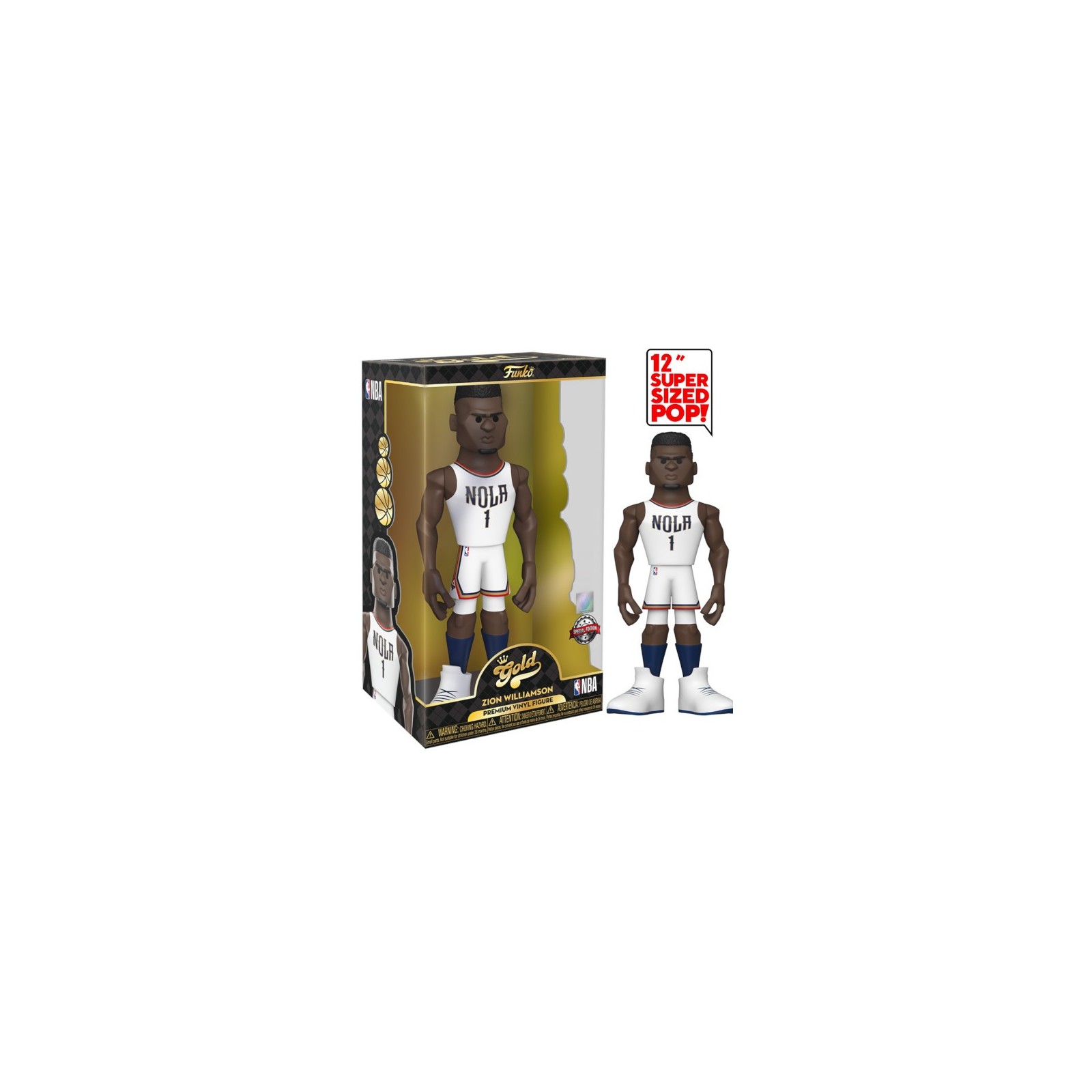 FUNKO POP! GOLD 12" NBA: ZION WILLIAMSON ( 30 CM) SPECIAL EDITION