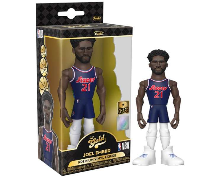 FUNKO POP! GOLD 5" NBA: SIXERS - JOEL EMBIID (CE´21) (12 CM)